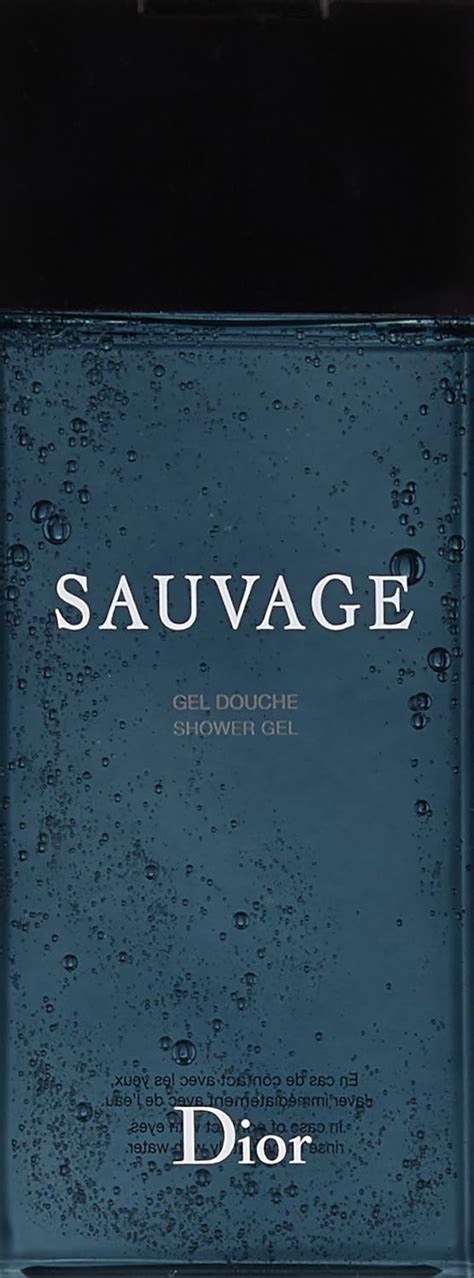 sauvage shower gel cleanse